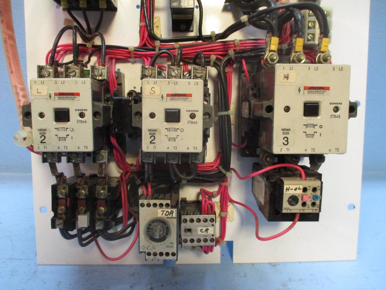 Siemens Model 95 Size 3 Voltage Starter 75 HP 100A Breaker 30